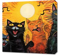 Obraz 60x60cm Kocie Koncertowanie