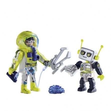 Playmobil- Duo Pack Astronauta i Robot na Arena.pl
