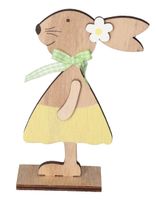 ZAJĄC ZAJĄCZEK WIELKANOCNY DREWNIANY OZDOBA FIGURKA