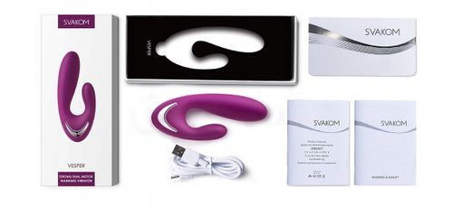 Podgrzewany wibrator Vesper Violet na Arena.pl