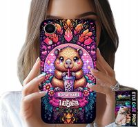 ETUI DO IPHONE XR - SŁODKA KAPIBARA Z SZEJKIEM, SUPER WZORY