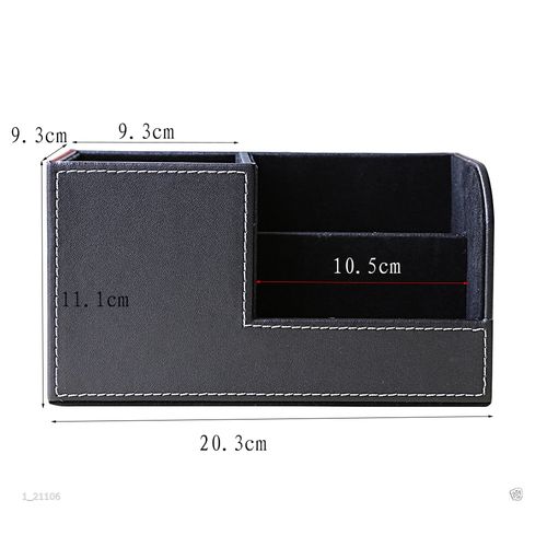 Organizer Na Biurko Ze Skóry Czarny na Arena.pl