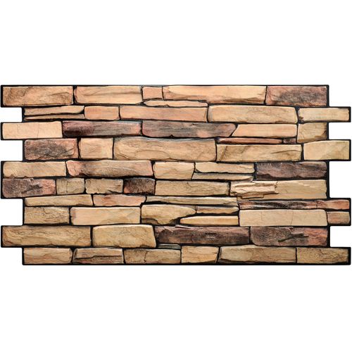 Panele Ścienne 3D PCV Kamień Naturalny - Natural StoneSlate na Arena.pl
