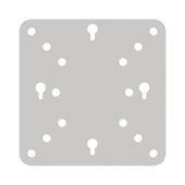 Adapter uchwyt wieszak VESA monitor TV mini komputer NUC iMAC TINY Nettop