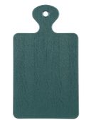 Deska do krojenia plastikowa z rączką MOLLY 30x17 cm tworzywo zielona butelkowa zieleń