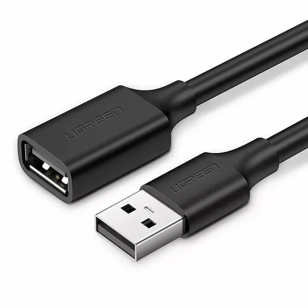 Przedłużka UGREEN adapter USB 2.0 0,5m czarny (US103) zdjęcie 1