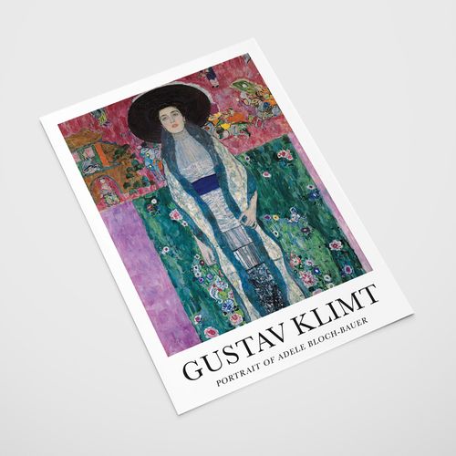 Plakat gustav klimt oortrait of Adele Bloch 29,7x42 cm A3 na Arena.pl