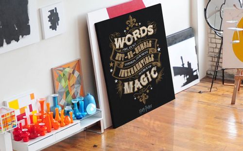 Harry Potter Words - obraz na płótnie 60x80 cm na Arena.pl