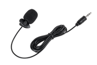 MIK0039 Mikrofon z klipem na kablu jack 3,5mm 2m