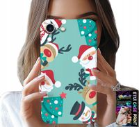 ETUI DO IPHONE SE / SE2 - MIKOŁAJ, RENIFER BAŁWAN ŚWIĄTECZNE WZORY