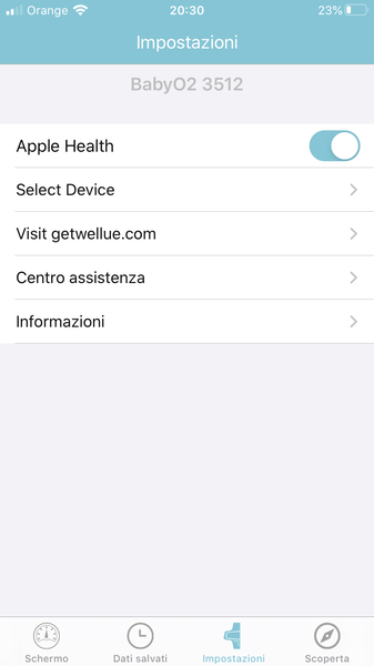 Monitory oddechu snu dla dziecka na Bezdech 0-3, Alarm, Aplikacja Wykresy zdjęcie 2