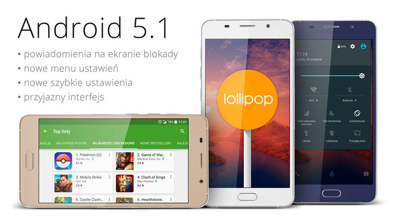 KM0437-G Smartfon Kruger&Matz MOVE 6 złoty zdjęcie 6