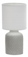 Lampa Stołowa Candellux INER Szary E14 40W, Wys. 35 cm, Ceramika Candellux