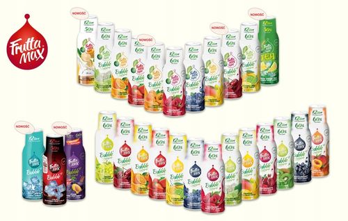 Fruttamax A zestaw 4 syropów do SodaStream w wersji Light 4x500ml na Arena.pl