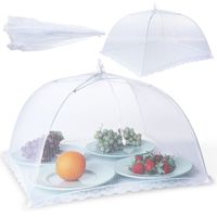 Siatka Ochronna Moskitiera Osłonka Klosz na Żywność Owoce Owady Stół 45 cm