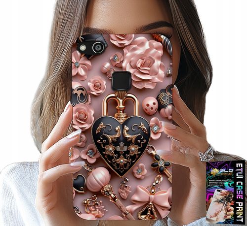 ETUI DO HUAWEI P9 LITE 2016 - KOBIECE WZORY KŁÓDKA SERCE CASE + FOLIA na Arena.pl