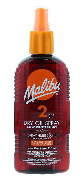 Malibu SPF2 Olejek Brązujący 200ml + Aloe Żel Po Opalaniu 200ml zdjęcie 2