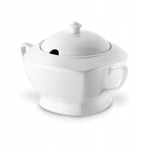 WAZA do ZUPY ROSOŁU biała waza do barszczu 2,5L ZASTAWA STOŁOWA Tadar na Arena.pl