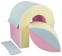 Tunel komplet 2 dużych klocków kształtek piankowych do żłobków przedszkoli