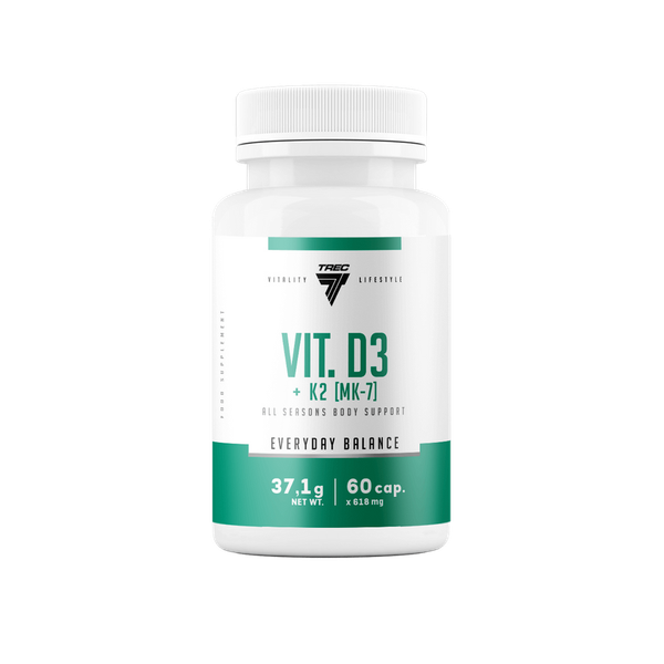 Trec - VIT. D3+K2 [MK-7] - 60 kaps. zdjęcie 1