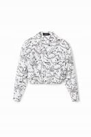 Desigual Koszulka z nadrukiem wykonana ręcznie