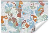 Fototapeta Mural BETON Abstrakcyjne Twarze Kubizm Fresk 315cm x 210cm