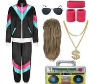 Kostium przebranie z lat 80 Dres Old school dres retro lata 80, 90 S JG7