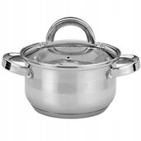 GARNEK IDUKCJA stalowy GAZ z POKRYWKĄ SOLIDNY Tadar Roger 22 cm 4l