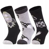 Skarpetki Dziecięce Bawełniane Skarpety Długie Rakiety 3-pary MORAJ 35-38