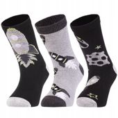 Skarpetki Dziecięce Bawełniane Skarpety Długie Rakiety 3-pary MORAJ 35-38