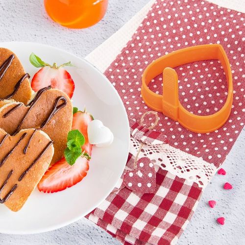 Forma Silikonowa do Smażenia Jajek Sadzonych Foremka na Jajka Sadzone Serce na Arena.pl