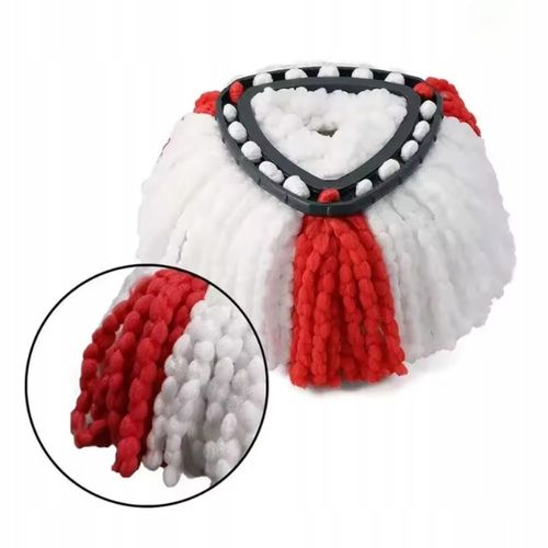 6x KOŃCÓWKI DO MOPA OBROTOWEGO zamiennik VILEDA TURBO mega chłonne ZAPAS na Arena.pl