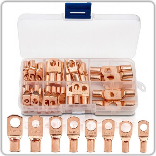 ZACISKARKA KABLI PRZEWODÓW PRASKA TULEJKI 6-50mm2 + 60 końcówek na Arena.pl