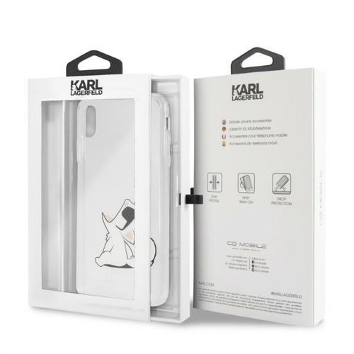 Etui Karl Lagerfeld do iPhone XS Max, Przezroczysty na Arena.pl