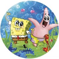 Opłatek na tort SpongeBob Kanciasto Głowy Postać Bajkowa
