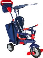 ND19_ST6502502 Rower trójkołowy Smart Trike Swirl? 4w1 - niebiesko-czerwony
