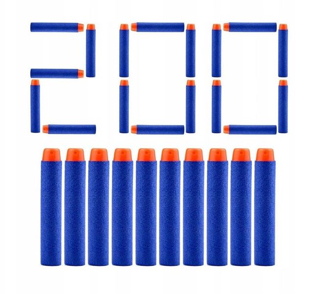 200 STRZAŁEK DO WYRZUTNI ELITE NERF NABOJE NERFÓW zdjęcie 1