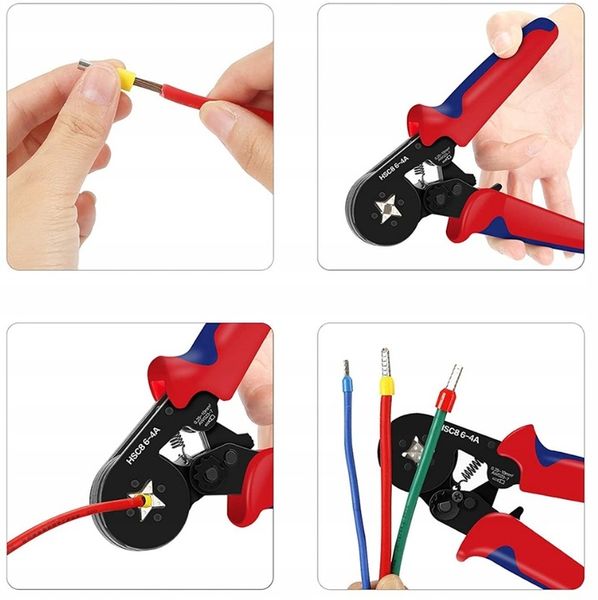 Zaciskarka do konektorów końcówek + 1200 tulejek zdjęcie 4