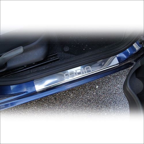 Listwa progowa SKODA FABIA MK2 Stal nierdzewna 304 połysk 4szt na Arena.pl