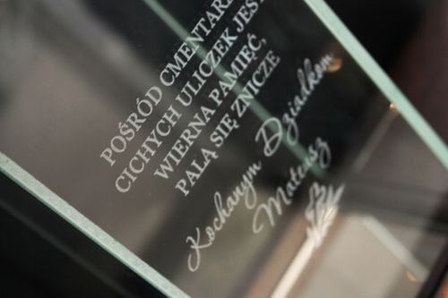 ZNICZ LAMPION z dedykacją TWOIM GRAWEREM dla babci na Arena.pl