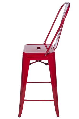 Hoker TOWER BACK 66cm czerwone metal na Arena.pl
