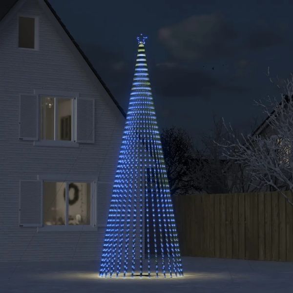 Choinka LED 1544 LEDs Niebieski 500 cm zdjęcie 9