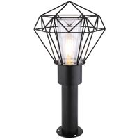 Zewnętrzna LAMPA stojąca HORACE 31356 Globo ogrodowa OPRAWA metalowy druciak outdoor IP44 czarna