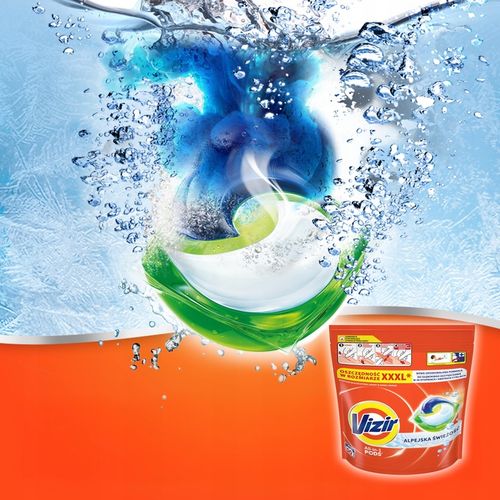 Vizir Alpine Fresh PODS Kapsułki do prania 3x50 prań na Arena.pl