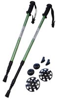 kije trekkingowe do nordic walking składane regulowane sport 65-135 cm