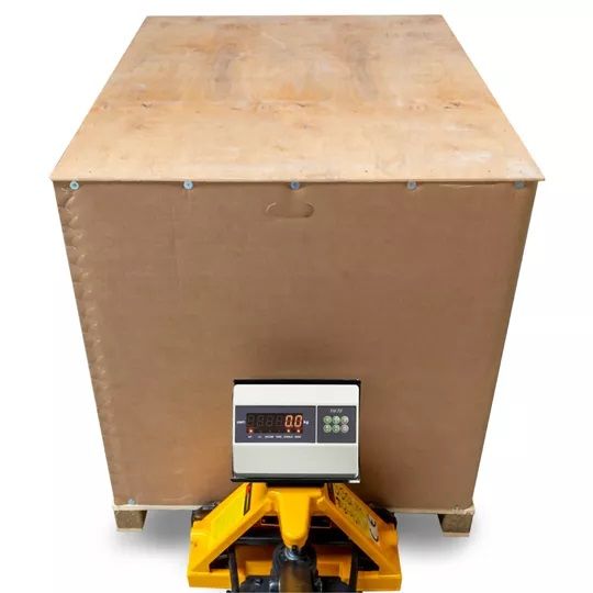 Wózek paletowy paleciak 2500kg z wagą cyfrową waga ręczny Viber-System 2,5t zdjęcie 11