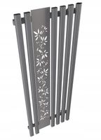 Grzejnik dekoracyjny FLOWER 140x60 ANTRACYT
