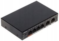 Switch PoE Dahua DH-CS4006-4GT-60 6 portów 4xPoE 2xLAN DoLynk Care