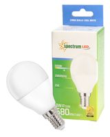 Żarówka LED kulka E14 230V 8W zimna CW WOJ14217 SPECTRUM