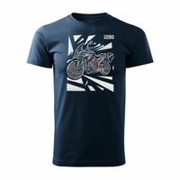 Koszulka na motor motocykl KTM 1290 Super Duke GT męska granatowa REGULAR L